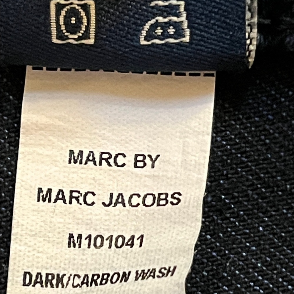 Marc By Mark Jacobs Skinny Jeans Zipper Dark Carbon Wash Sz 28 NWT - Picture 12 of 12